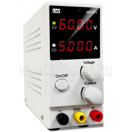 HSLT-6005 0-60V, 0-5A LCD kijelzős labor/szerviz tápegység